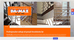 Desktop Screenshot of da-maz.pl