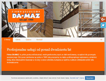 Tablet Screenshot of da-maz.pl